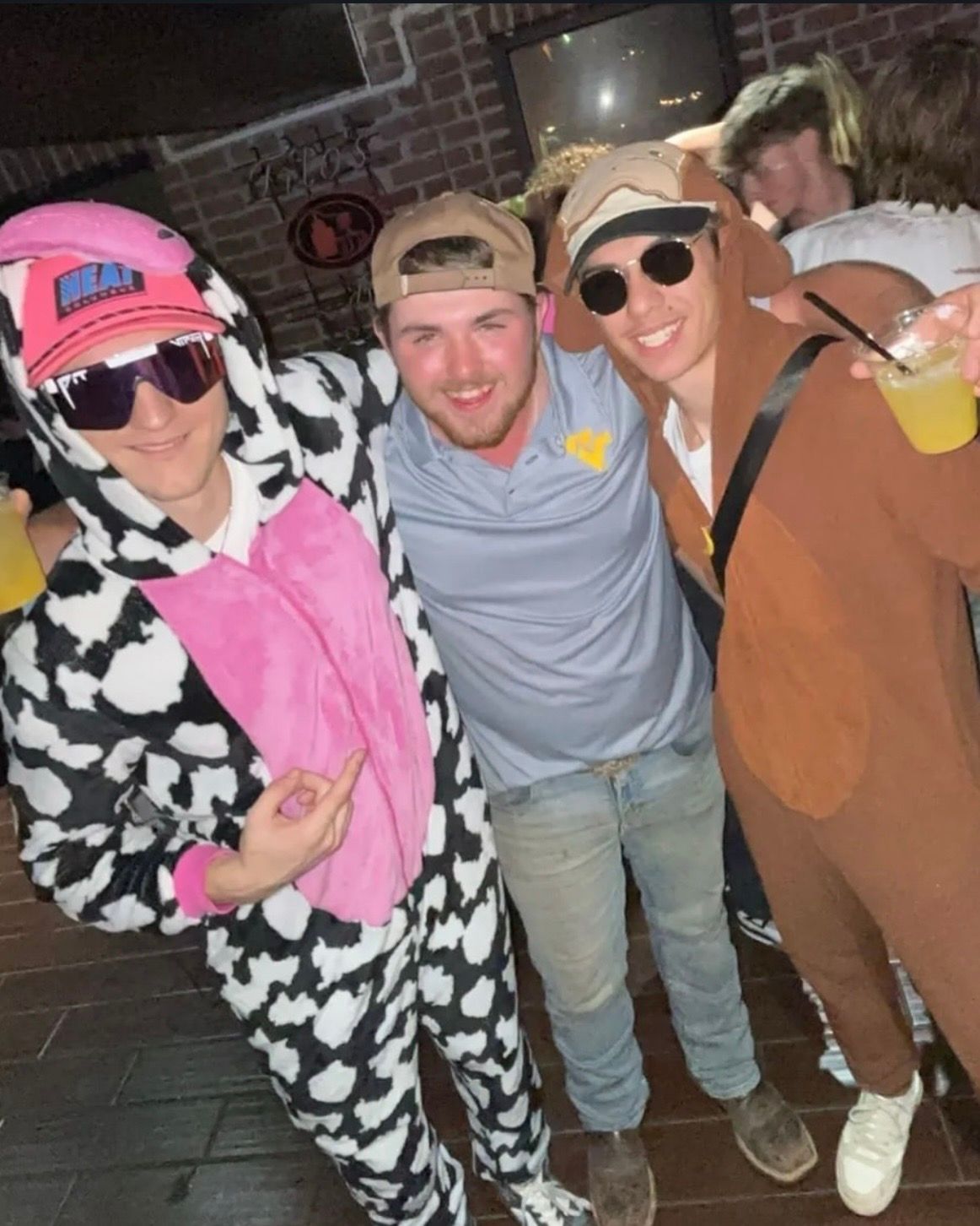 Mikey and Elijah at the club.
